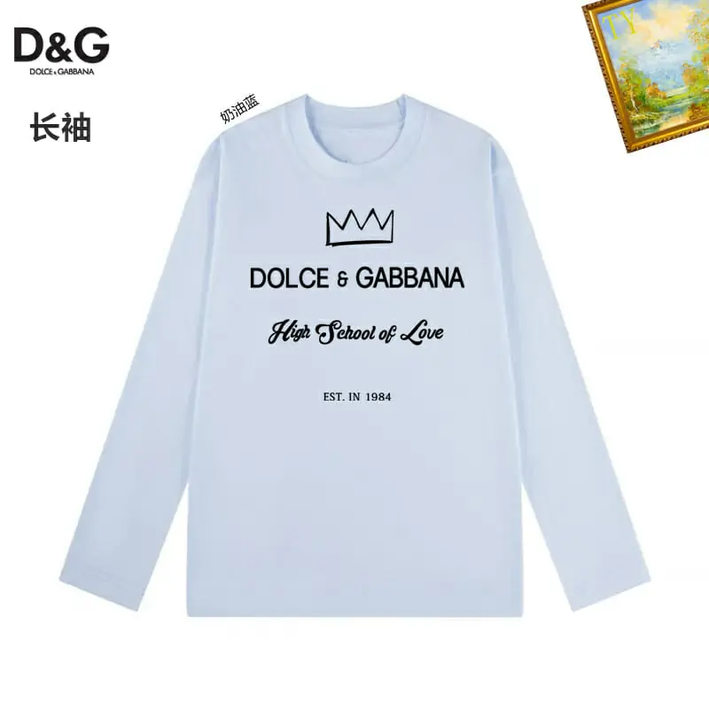 dolce  gabbana dg t-shirt manches longues pour unisexe s_12604bb